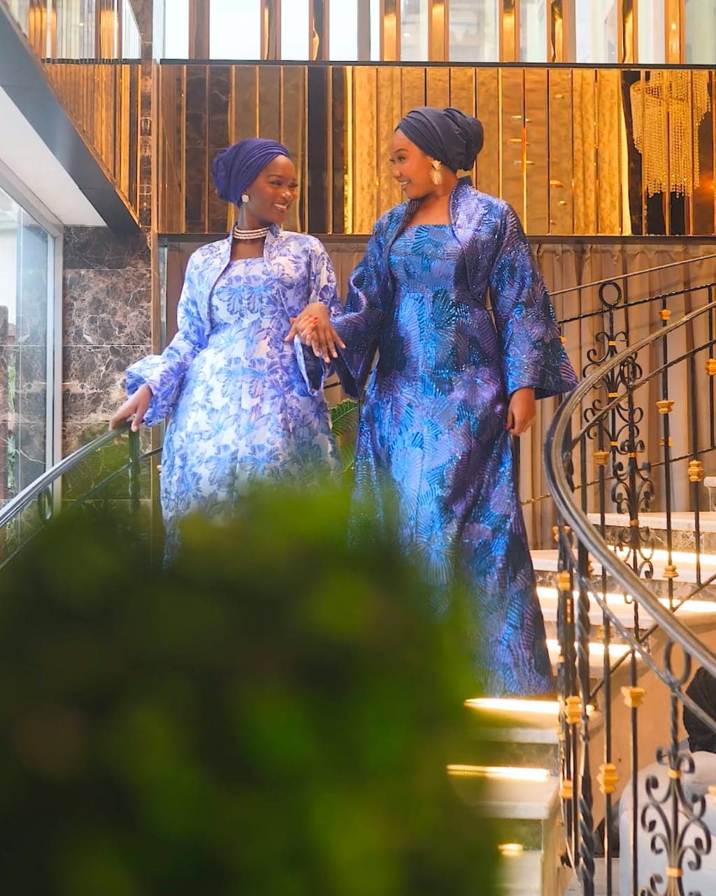 Sultana Kaftan in Royal Blue, Royal Blue, angle 4
