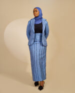 Blue Jacket & Skirt