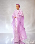 Brocade organza boubou