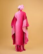 Pink Ombré Layali Silk Set - Image 2