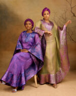 Didi Brocade Boubou in Onion - Image 3