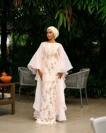 Farah Brocade Set in Ivory - Image 3