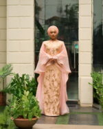 Farah Brocade Set in Peach Rose Gold - Image 2