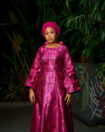 Sadau Magneta Kaftan Dress - Image 3