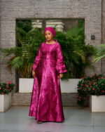 Sadau Magneta Kaftan Dress - Image 2