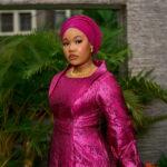 Sadau Magneta Kaftan Dress