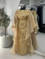 Farah Brocade Set in Gold - Image 5