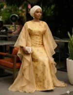 Farah Brocade Set in Gold