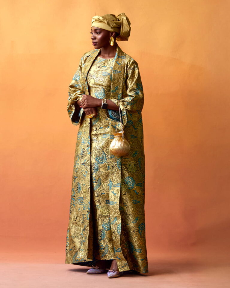 Jara Brocade Jacket Inner and Gown