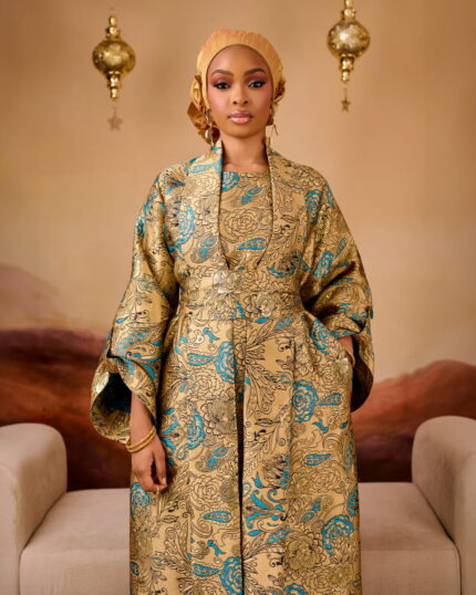Jara Gold Brocade Jacket & Inner 1