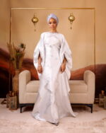 Nuur White Boubou Dress 3