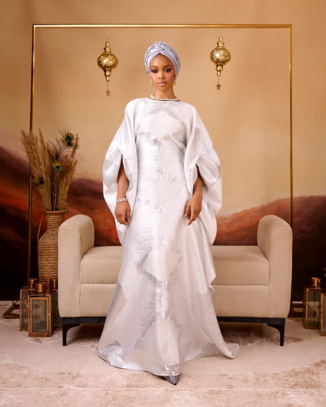 Nuur White Boubou Dress 3